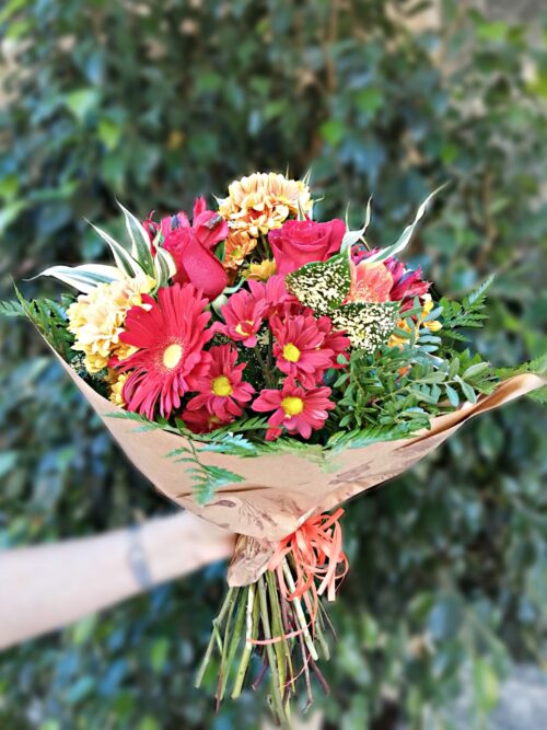 Ramo de flores frescas para el Día de la Madre en Málaga