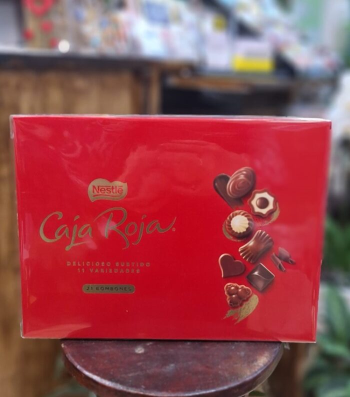 Caja Roja 21 bombones